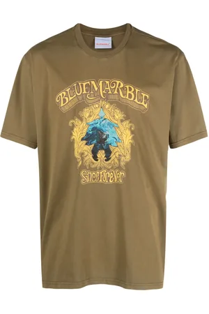 Bluemarble T-shirt en coton à logo imprimé