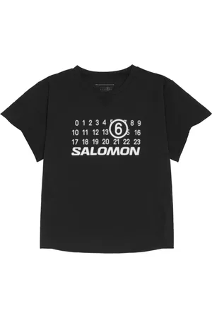 Maison Margiela X Salomon t-shirt à logo imprimé