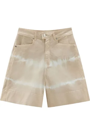 Woolrich Short tie-dye à taille haute