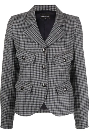 Emporio Armani Blazer à carreaux vichy
