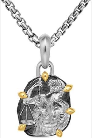 David Yurman Pendentif Libra en or 18ct et sterling (33 mm)