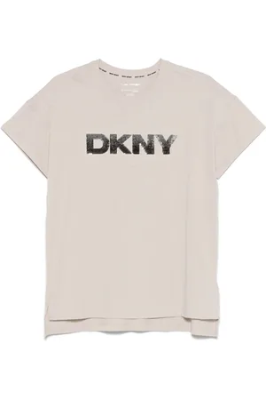 DKNY T-shirt à logo brodé de sequins