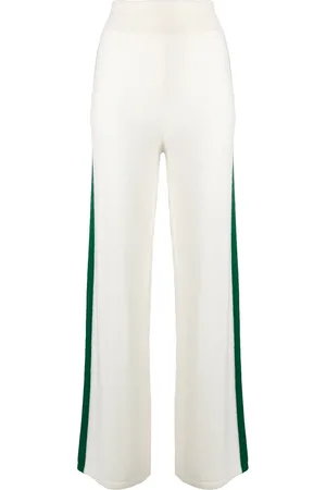 Cashmere In Love Cashmere blend side stripe track pants