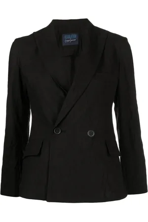 YOHJI YAMAMOTO Veste en coton à revers pointus