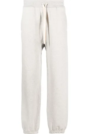 Jil Sander Pantalon de jogging en coton à lien de resserrage