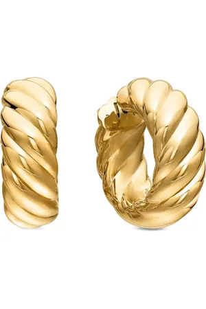 David Yurman Créoles Sculpted Cable en 18ct (25 mm)