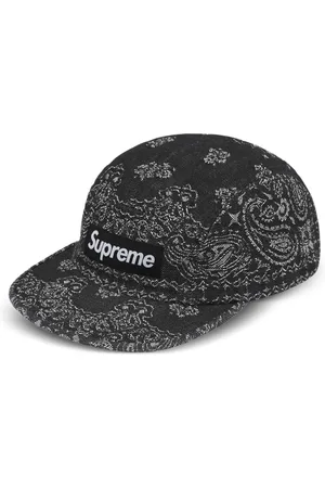 Supreme Casquette en jean à motif cachemire