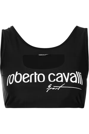 Roberto Cavalli Brassière de sport à logo