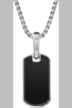 David Yurman étiquette Chevron en argent sterling (21 mm)