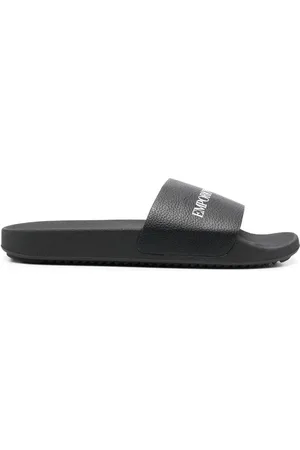 Emporio Armani Claquettes à logo embossé