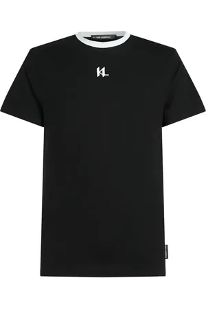 Karl Lagerfeld T-shirt à motif monogrammé