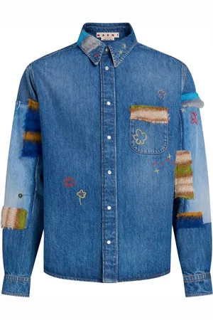 Marni Chemise en jean à broderies