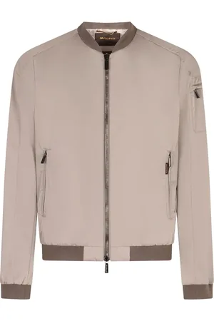 MOORER Veste bomber à fermeture zippée