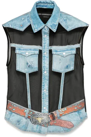 Andersson Bell Chemise imprimée à design sans manches