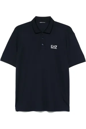 EA7 Polo à logo imprimé