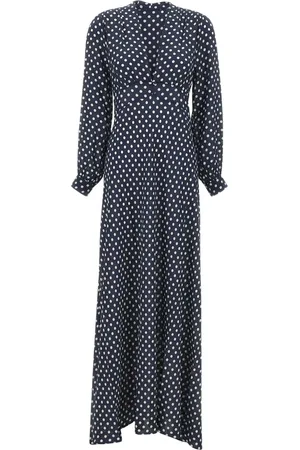 RIXO London Robe longue à pois