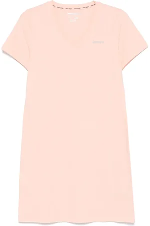 DKNY Robe courte à logo en clous