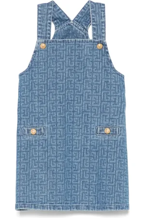 Balmain Robe à monogramme PB
