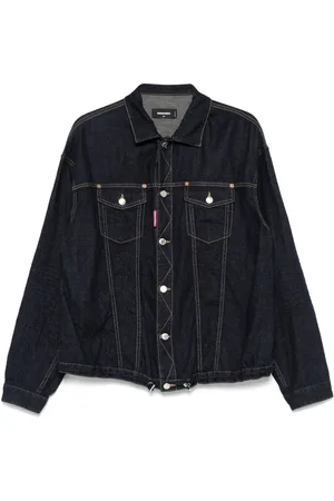 Dsquared2 Veste en jean à lien de resserrage