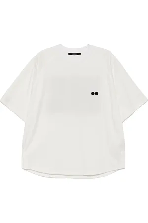 SONGZIO T-shirt à broderie poème