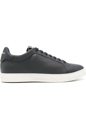 Emporio Armani Baskets en cuir à lacets