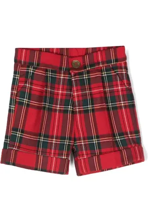 LA STUPENDERIA Short à motif tartan