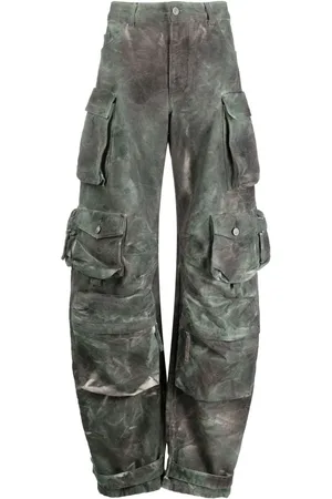 The Attico Pantalon palazzo à taille haute