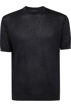 Emporio Armani T-shirt en maille tissée