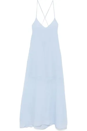 FISICO Robe longue en ramie