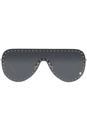 VERSACE Lunettes de soleil à détails de clous