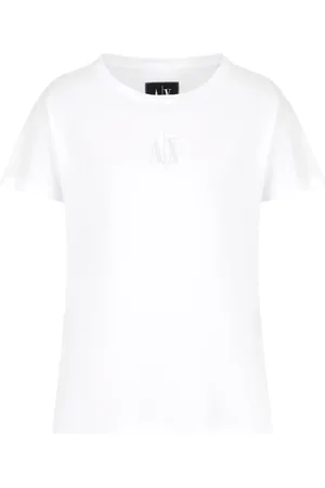 Armani Exchange T-shirt à logo strassé