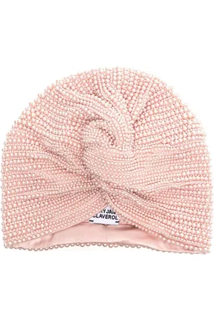 MaryJane Claverol Bonnet noué Frankie orné de perles