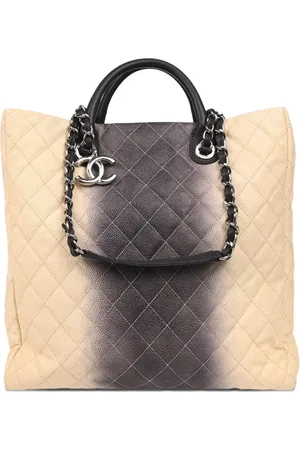 CHANEL Grand sac à main Ombre Shopping en cuir Caviar (2013)