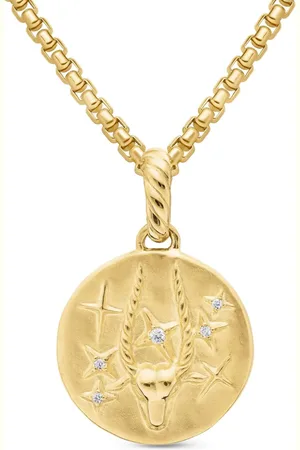 David Yurman Pendentif Capricorn en 18ct pavé de diamants (28,7 mm)