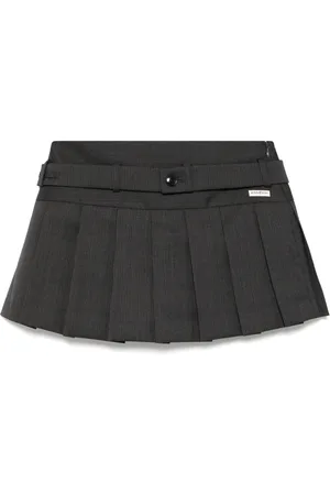 KIMHEKIM Minijupe à taille ceinturée