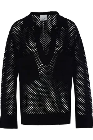 Allude Haut oversize à détail en résille