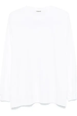 Auralee T-shirt Luster Plaiting
