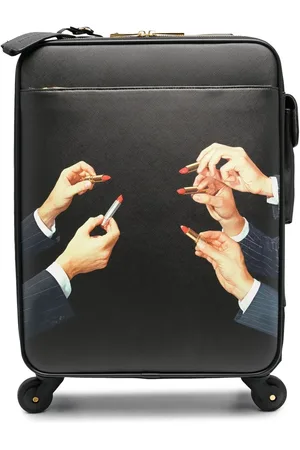 SELETTI Valise à imprimé graphique