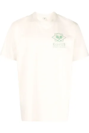 Sporty & Rich T-shirt en coton à imprimé graphique