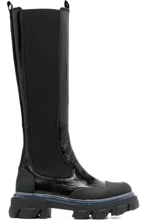 Ganni Bottes en cuir 50 mm