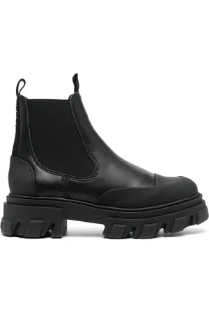 Ganni Bottines chelsea à logo au dos