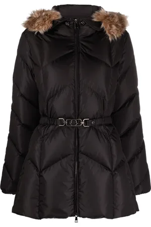 Moncler Doudoune ceinturée à capuche