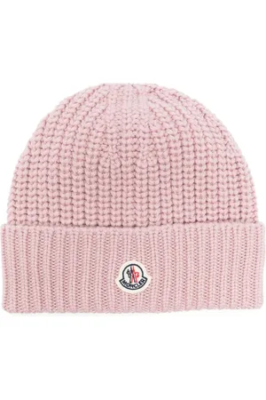 Moncler Bonnet nervuré à patch logo