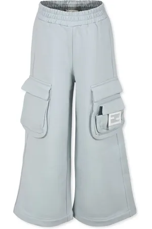 Fendi Pantalon en coton à poches cargo