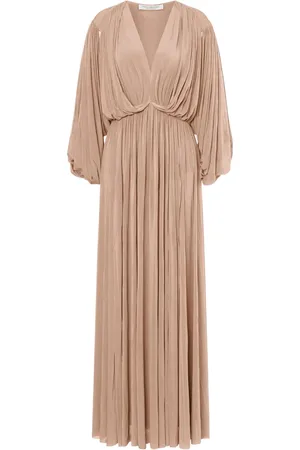 Serafini Robe mi-longue à col v