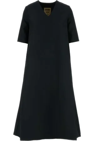 UMA WANG Robe mi-longue à coupe évasée