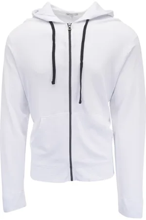 James Perse Hoodie en coton à fermeture zippée