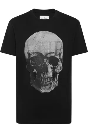 Philipp Plein T-shirt à motif tête de mort