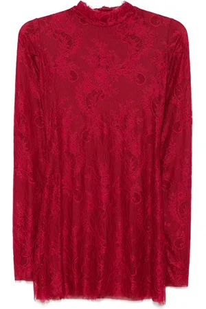 Atu Body Couture Robe en dentelle à coupe courte