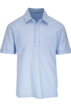 CANALI Polo à bords contrastants